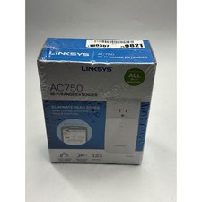 Linksys AC750 Wi-Fi Range Extender Dual Band RE6250 White New Sealed