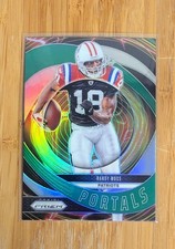 RANDY MOSS 2024 Panini Prizm Green Portals #3 Patriots Vikings HOF