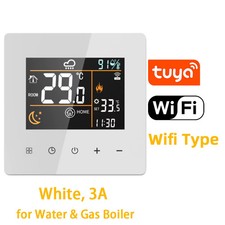 Floor Heating Thermostat 90-240V AC LCD 3A 16A for Electric or Water Systems