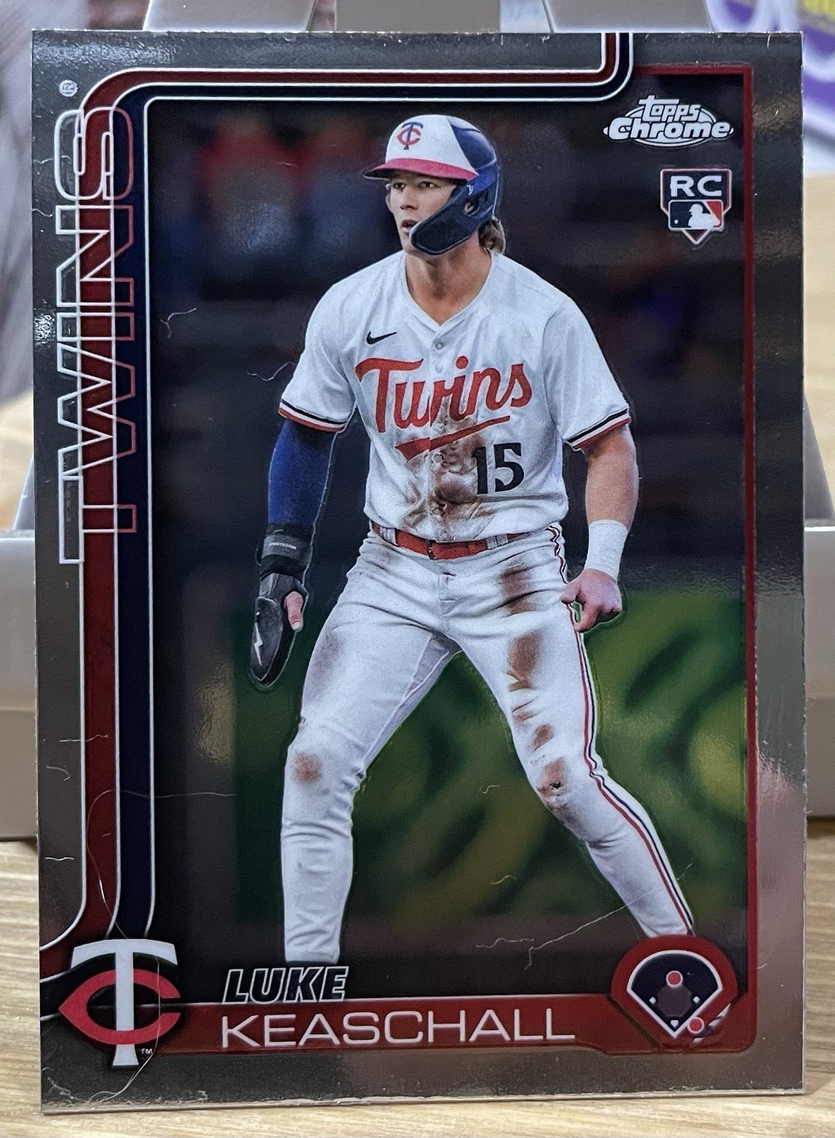 2025 Topps Chrome Update Luke Keaschall RC USC106 Minnesota Twins