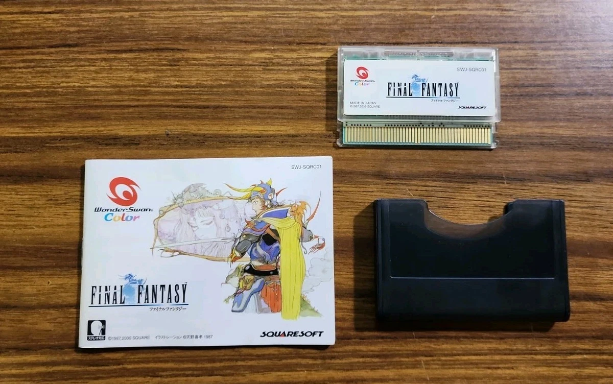 Bandai WonderSwan Color Final Fantasy 2000 Released Video Games