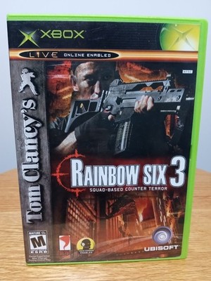 Tom Clancy's Rainbow Six 3 - Microsoft Xbox X-Box - Complete CIB w/ Reg Card