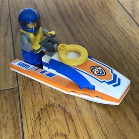 LEGO CITY 60011 Surfer Rescue 99% Complete, No Instructions, No Box
