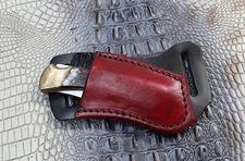Leather Knife Sheath, That Fits A Buck 110 or 112 Knife,  Knife Holster, Holder