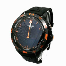 TISSOT T1214204705104 connect solar Radio Titanium Rubber Band Sapphire Crystal