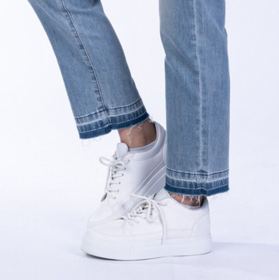 Jeans W27L28 hellblau BLUE MONKEY cropped straight Ayla 30852X