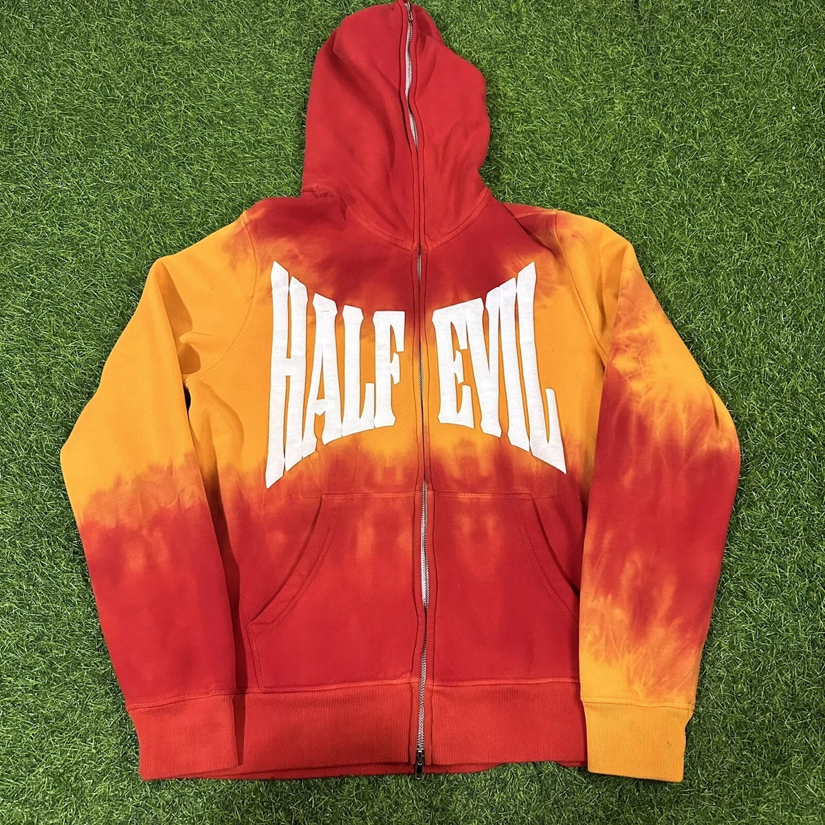 Half tie hotsell dye hoodie