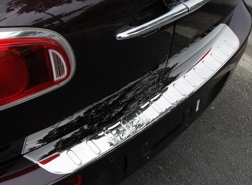 Protector de protección contra parachoques trasero plateado inoxidable para Mini Cooper Clubman F54 - Imagen 5 de 7