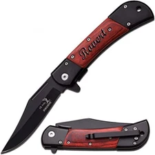 Elk Ridge Free Engraving - Quality Pocket Knife (ER-A009BW)