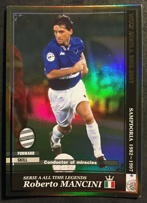 2002-03 Panini WCCF All Time Legends Roberto Mancini Sampdoria