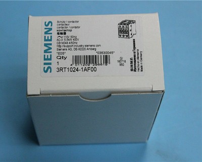 NEW   ONE In Box AC contactor 3RT1024-1AF00 5.5KW 110V 3RT10241AF00 #A6-29
