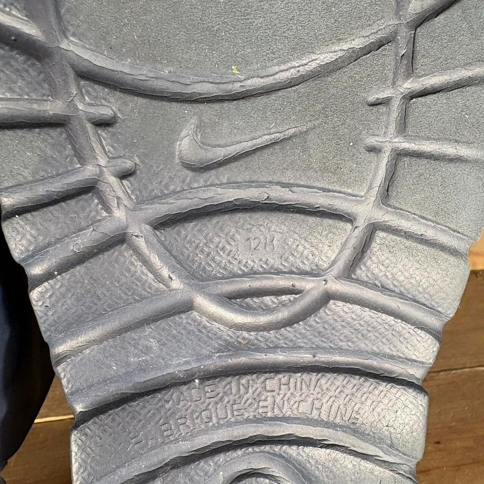 vintage nike first string mens size 12 shoes blue slip on slide comfort ...