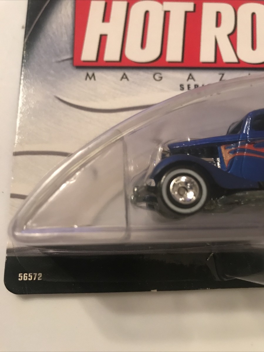 1934 Ford 100% Hot Wheels Hot Rod Magazine '34 Ford Coupe w