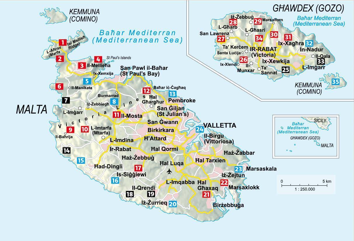 Thumbnail - Malta Gozo | Mit Comino. 35 Touren. Mit Gps-tracks | Daniela Knor (u.