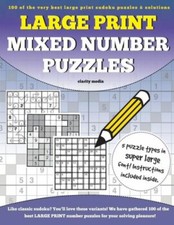 Large Print Mixed Number Puzzles: 100 Super Size Large Print Number Puzzles...