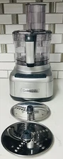 Cuisinart Elemental 8-Cup Food Processor FP-8 Motor Lid Cover Bowl 2 Blades