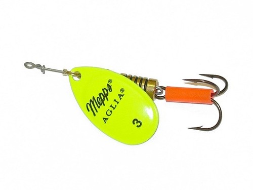 Mepps Aglia Fluo #2 4.5g Cucchiaino rotante Spinner Esche COLORI - Imagen 2 de 7