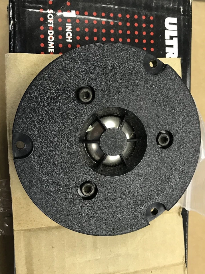 1-дюймовый мягкий купольный титановый твитер 4 Ома с металлической пластиной ПАРА 120 Вт пиковый опал - Изображение 2 из 3