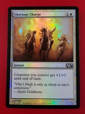 1x Glorious Charge | FOIL | M13 Magic 2013 | MTG Magic Cards
