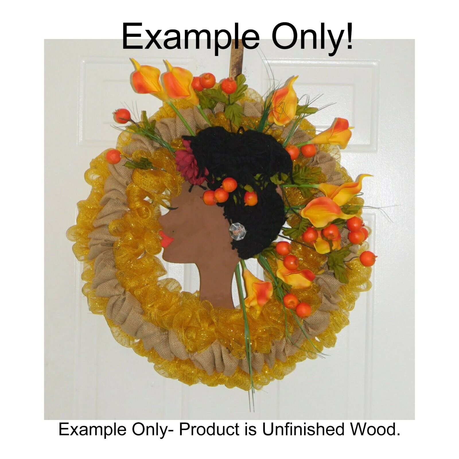 Diva 14 Diva Head Canvas Diva Head Wreath Black Woman 