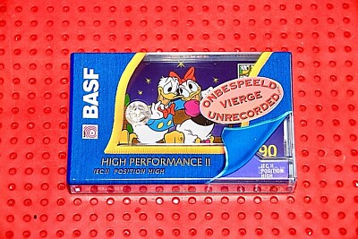 BASF  ''DONALD DUCK''   VS. III    90    TYPE II  BLANK CASSETTE TAPE (1) (SEALED)