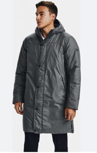 $180 NWT Under Armour Storm Men's Insulated Cold Weather Bench Coat Size X-Small - Picture 1 of 3