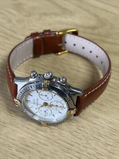 BREITLING CALLISTO CHRONO GOLD 18K & ST 80520N SPECIAL EDITION WATCH, GENTS, BOX 8