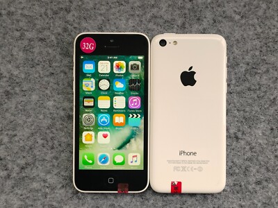 Original Apple iPhone 5C White 8/16/32GB Unlocked With Accessories