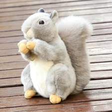 Squirrel 8 Inch Stuffed Animal Plush Toys Toddler Fluffy Dolls Kids Gifts