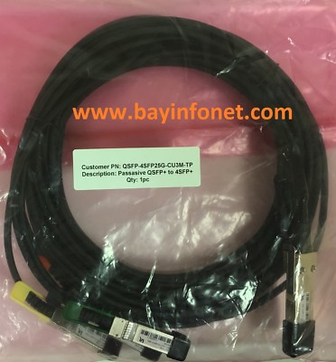 CAB-Q-4S-100G-3M 100GBASE QSFP to 4xSFP25G Passive Copper Splitter Cable Arista