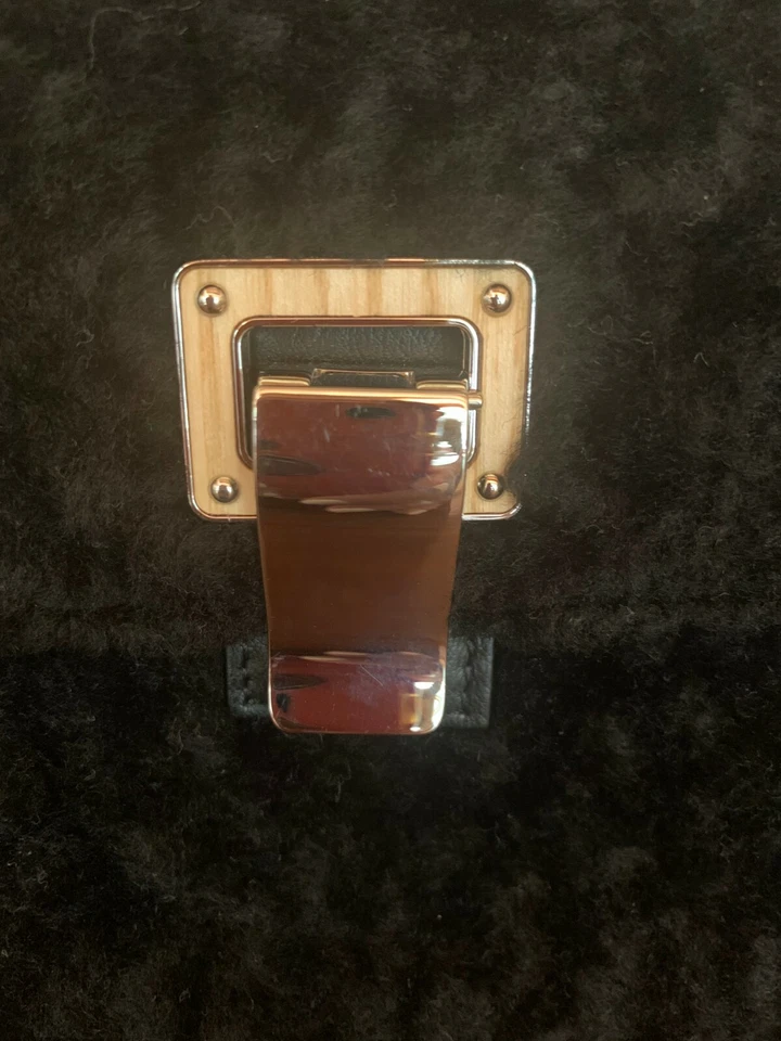 Bolso clutch Proenza Schouler grande negro mezcla piel y cuero Foto 3 de 4