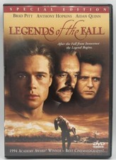 Legends Of The Fall DVD Special Edition Brad Pitt Anthony Hopkins 2000
