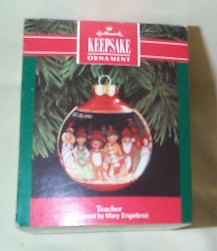 Punze - - Lehrer - 1992 - QX2264 - originalverpackt - entworfen von Mary Engelbreit - Bild 1 von 8