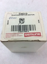 Genuine OEM GEMLINE EVAPORATER FAN MOTOR EM319 | Free Shipping