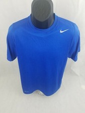 Nike Dri Fit Mens Short Sleeve Pullover navy Blue Small Athletic