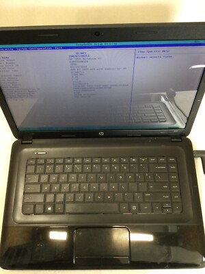 HP 2000 NOTEBOOK - AMD E2-1800 - 4GB RAM - BOOTS TO BIOS - READ DESCRIPTION - BB