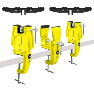 SkinRocks Ski Vise Racing Skispanner Skihalterung inkl. Universal Adapter gelb