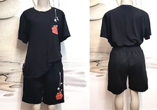 NEW Men's Clothing 2-Pc Set Graphic T-shirt Shorts SIZE M-L