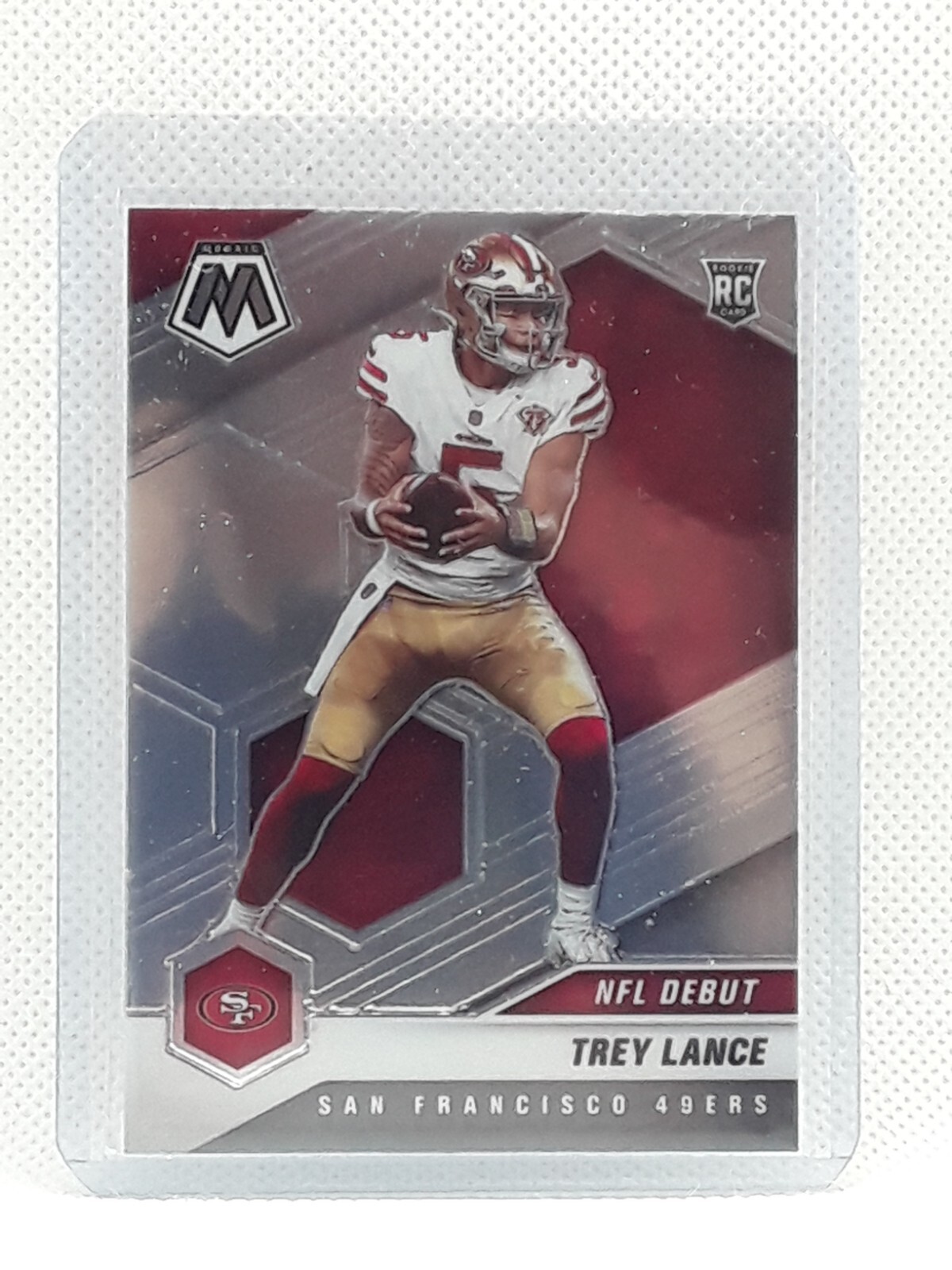 Trey Lance 2021 Mosaic Football - #244 NFL DEBUT - San Francisco 49ers