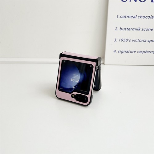 Fashion PU Leather Phone Protective Case Cover For Samsung Galaxy Z Flip 3 4 5 6 - Picture 4 of 34