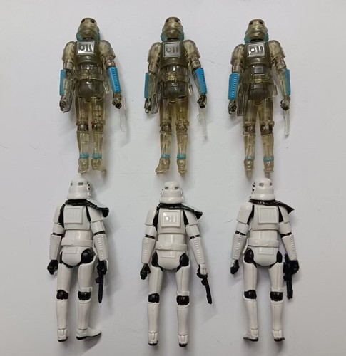 lot of 6 Hasbro Star Wars Shadow Stormtrooper Troopers figure w gun 3.75" #N1 - Picture 7 of 10