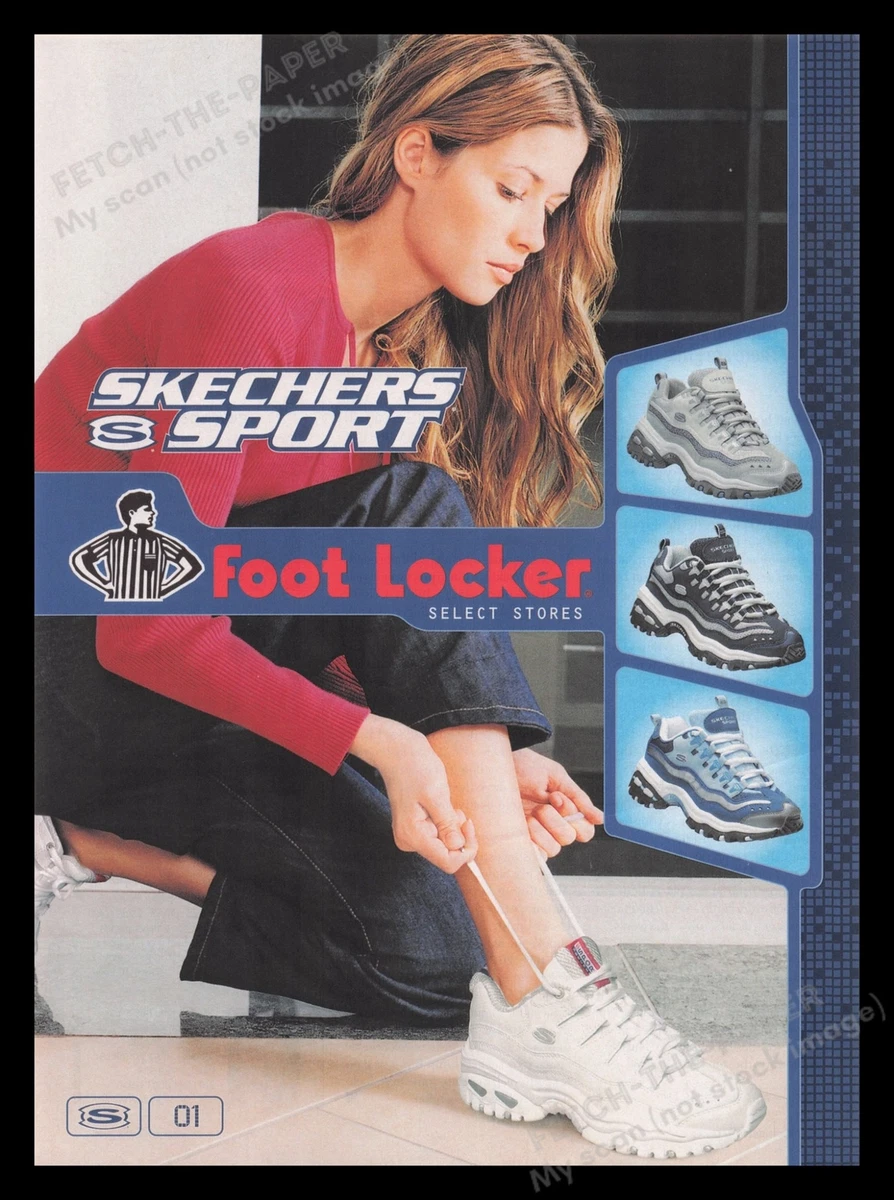 Idioot Tien Oprechtheid Skechers 2000s Print Advertisement Ad 2001 Shoes Sport Girl Tying Her Shoes  | eBay