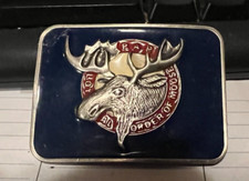 VINTAGE BELT BUCKLE----P.A.P. LOYAL ORDER OF THE MOOSE----2013
