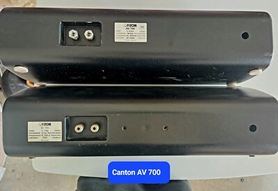 新品　独CANTON AV700　センタースピーカー Canton AV 700 Center Channel Speakers - 2 in black | eBay