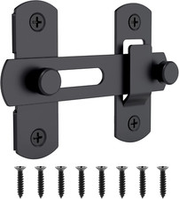 Stainless Steel Gate Latches Bar Flip Latch Safety Door Bolt Lock, Sliding Door