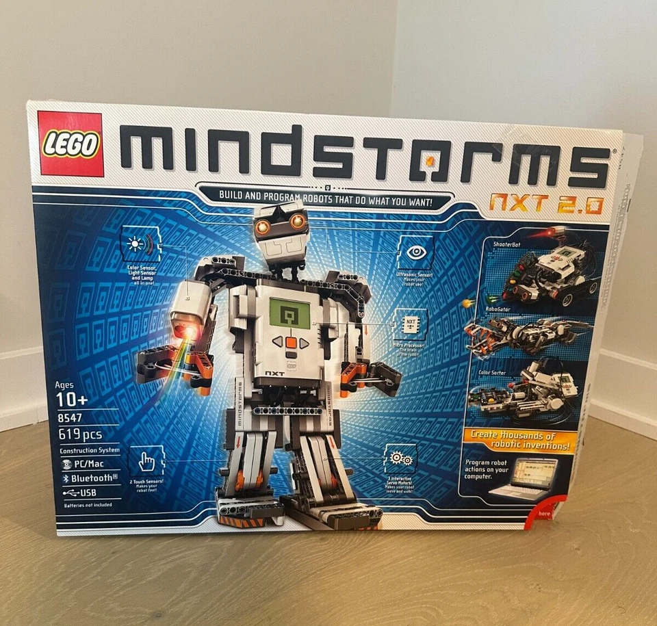 LEGO Mindstorms NXT 2.0 - 8547 Robot Building Set Complete in Box TESTED - Image 4 of 4