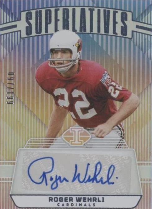 2023 Panini Illusions Roger Wehrli #S-RWI