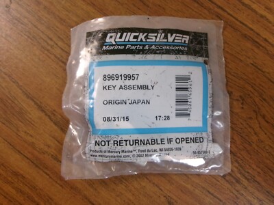 New OEM Mercury Quicksilver Key Assembly Set 896919957