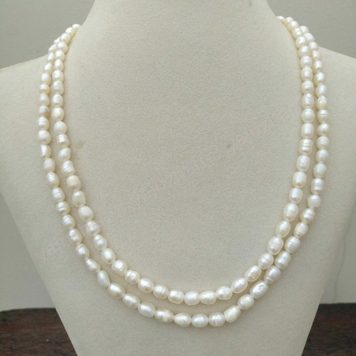 38" Adorable AAA+ South Sea Natural White Pearl Necklace 14k Gold P - Picture 2 of 6