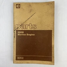 Caterpillar CAT 3508 Marine Engine Parts Manual 96Y683-Up 69Z275-Up